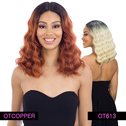 VENETIA (1B Off Black) - Freetress Equal Synthetic 5 inch Deep Lace Part Wig