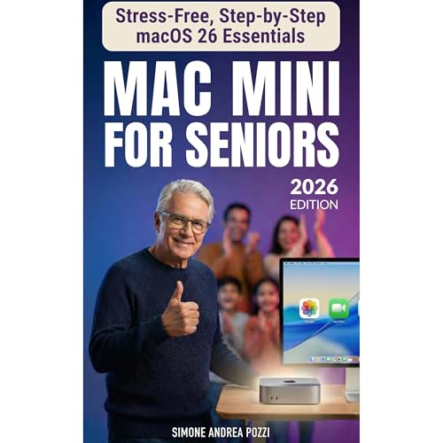 Mac mini for Seniors - Stress-Free, Step-by-step macOS 26 Essentials - updated for 2026 Audiolibro Por Simone Andrea Pozzi ar