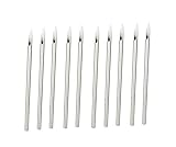 Las agujas de perforación corporal tienen barras de bucle de longitud estándar para adaptarse a todas las pistolas de piercing, kit de piercing, suministros de piercing