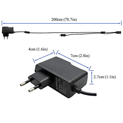 Ostent Eu Ac Power Supply Cable Cord Adapter For Microsoft Xbox 360 Kinect Sensor Camera #TOP7