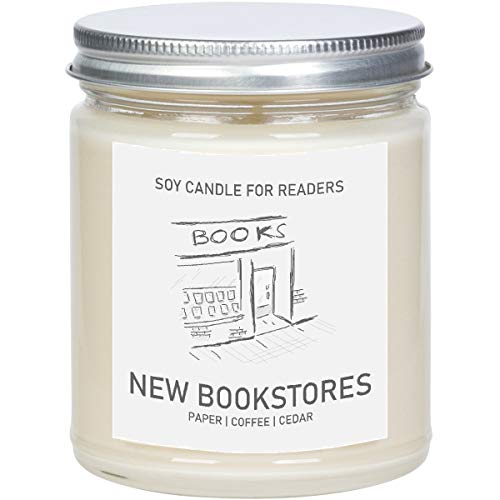 Handmade Bookstore Scented Soy Candle