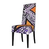 Caractéristiques du produit : convient aux tailles de chaise : hauteur du dossier : 46-56 cm ; longueur du siège : 36-46 cm ; largeur du siège : 38-50 cm. Matériau extensible, extensible à récupération rapide, ourlet élastique cousu qui s'adapte en toute sécurité, s'adapte parfaitement à la plupart des chaises sans accoudoirs et reste en place. Couvre rapidement les chaises, donne un nouveau look aux vieilles chaises et empêche également votre chaise d'être griffonnée par les enfants ou mordue par les animaux domestiques.