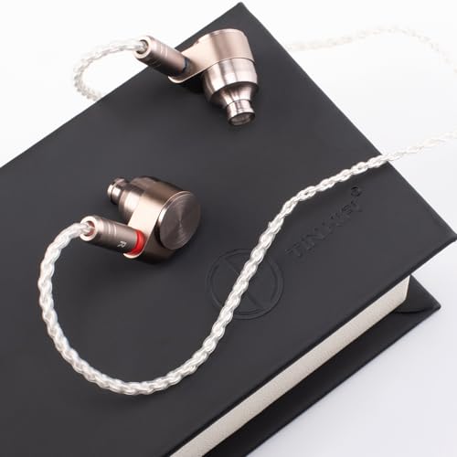 TINHIFI T2 Dual Dynamic Driver IEM HiFi Wired Earbuds Strong Bass Balanced Sound CNC Aluminum Shell Detachable 0.78mm 2-Pin Silver Plated Cable for Audiophiles Musicians Stage Monitoring by TINHIFI - Used condition - Image 7