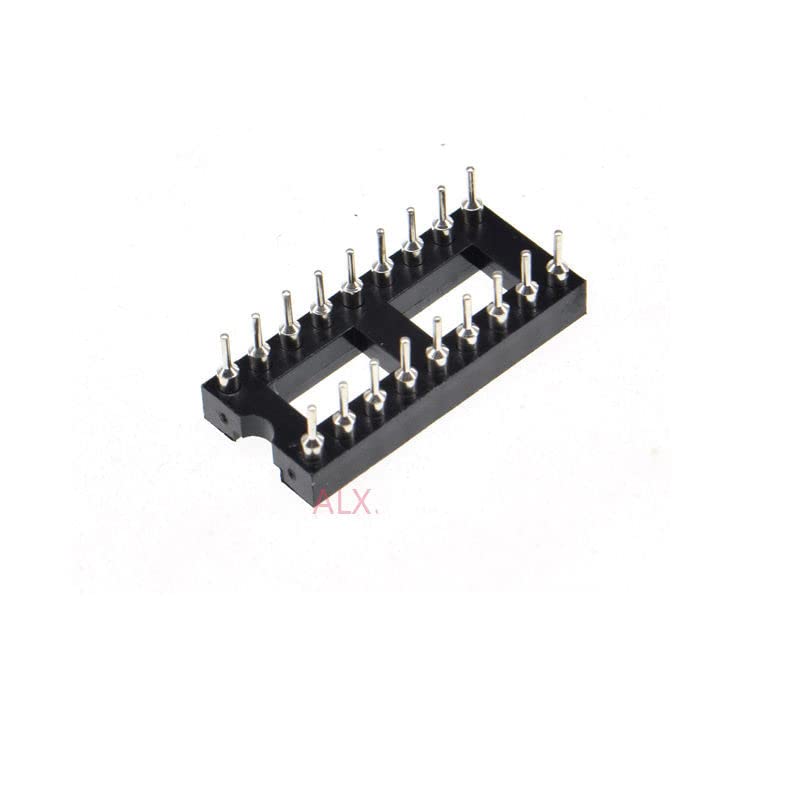 10PCS DIP18 IC Round Hole Socket 18p DIP CHIP Test Holder Adaptor 18 PIN dip-18 DIP 18PIN 2.54MM Pitch Connector