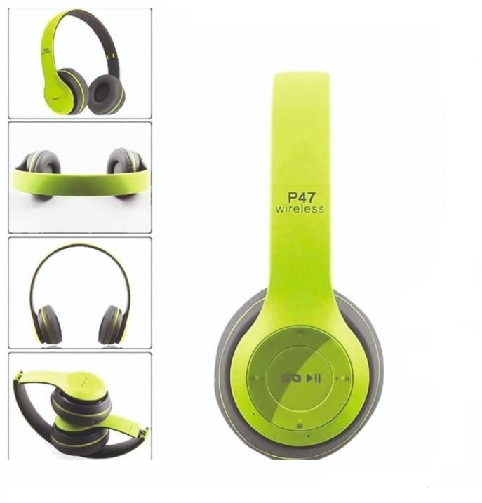 Image of iCall P47 Bluetooth Headphone Earphones with in Built Mic and High Bass Supporting All Smart Phone & Device (Multi Color)