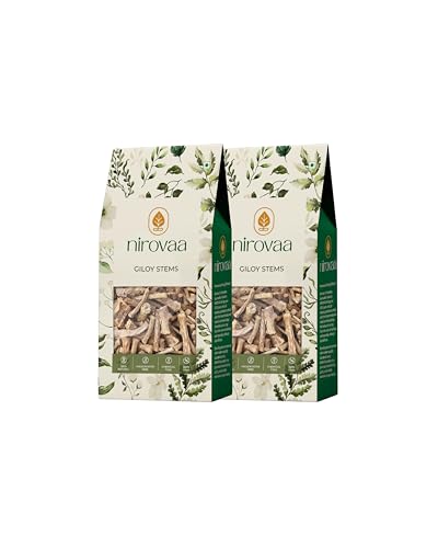 Image of Pure Premium Giloy Stems 200g | Natural & Chemical-Free Raw Cut Tinospora Cordifolia | Immunity Booster, Blood Purifier & Daily Ayurvedic Wellness Herb | Pack of 2