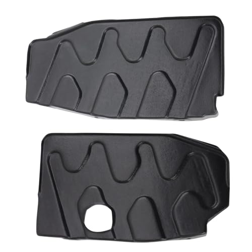 Image of TRQ Engine Splash Shield Driver & Passenger Side Compatible with 2013-2018 Hyundai Santa Fe 2019 Santa Fe XL 2014-2015 Kia Sorento HY1228181 HY1228182