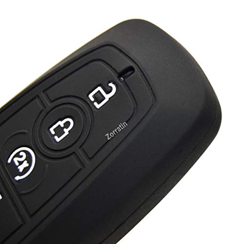 Image of Silicone Key Fob Cover for Ford F150 Mustang Explorer Expedition Escape Edge Bronco Transit Maverick and Lincoln Navigator Nautilus Aviator Corsair