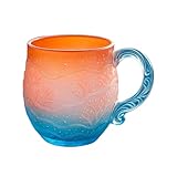 Taza De Café,Taza con Diseño de Atardecer Marino de 355 ml, Decorativa para Leche | Para Bebidas Frías y Bebidas Calientes Café Escritorio Cocina Oficina Sala de Estudio Hogar Camping Dormitorio