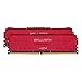 Price comparison product image Crucial Ballistix BL2K8G30C15U4R 3000 MHz, DDR4, DRAM, Desktop Gaming Memory Kit, 16GB (8GB x2), CL15, Red