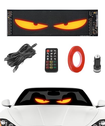 PAIYUE Automotive Neon Accent Lights,IP68 Waterproof Devil Eyes Light for