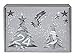 Produktbild BriConti Make-Up Adventskalender 'Satin Bags' silber/weiß, 24 Säckchen
