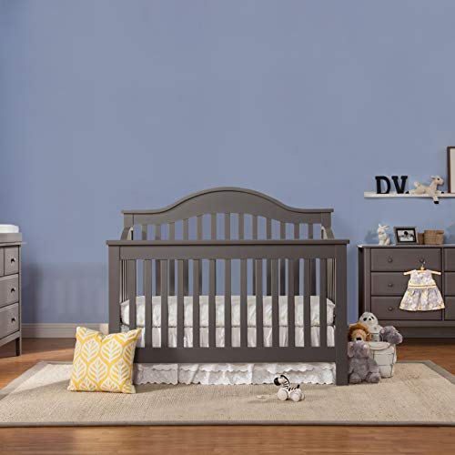 Image of DaVinci Jayden 4-in-1 Convertible Crib in Slate, Greenguard Gold Certified