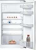 Siemens KI20LNFF1 iQ100 Einbau-Kühlschrank mit Gefrierfach / F / 185 kWh/Jahr / 159 l / freshBox / LED Beleuchtung / safetyGlass Ablagen / Flachscharnier