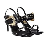 Studded Slingback Sandals by Versace Jeans Couture