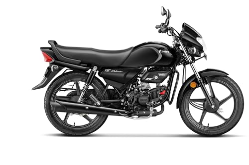 Image of Hero MotoCorp HF Deluxe Drum Self Start Black Booking for Ex-Showroom Price