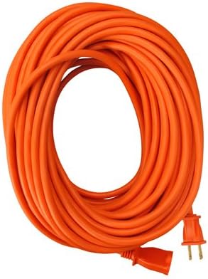 Master Electrician 02209ME 100-Feet Round Vinyl Extension Cord, Orange