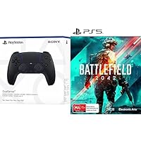 PlayStation 5 DualSense Wireless Controller & Battlefield 2042 - Midnight Black