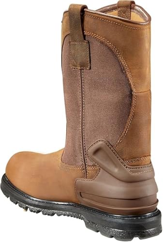 Image of Carhartt Heritage WP 11 inch Soft Toe Wellington Men's Boots, Oil-Tanned Leather, Storm Defender Waterproof, FastDry Lining