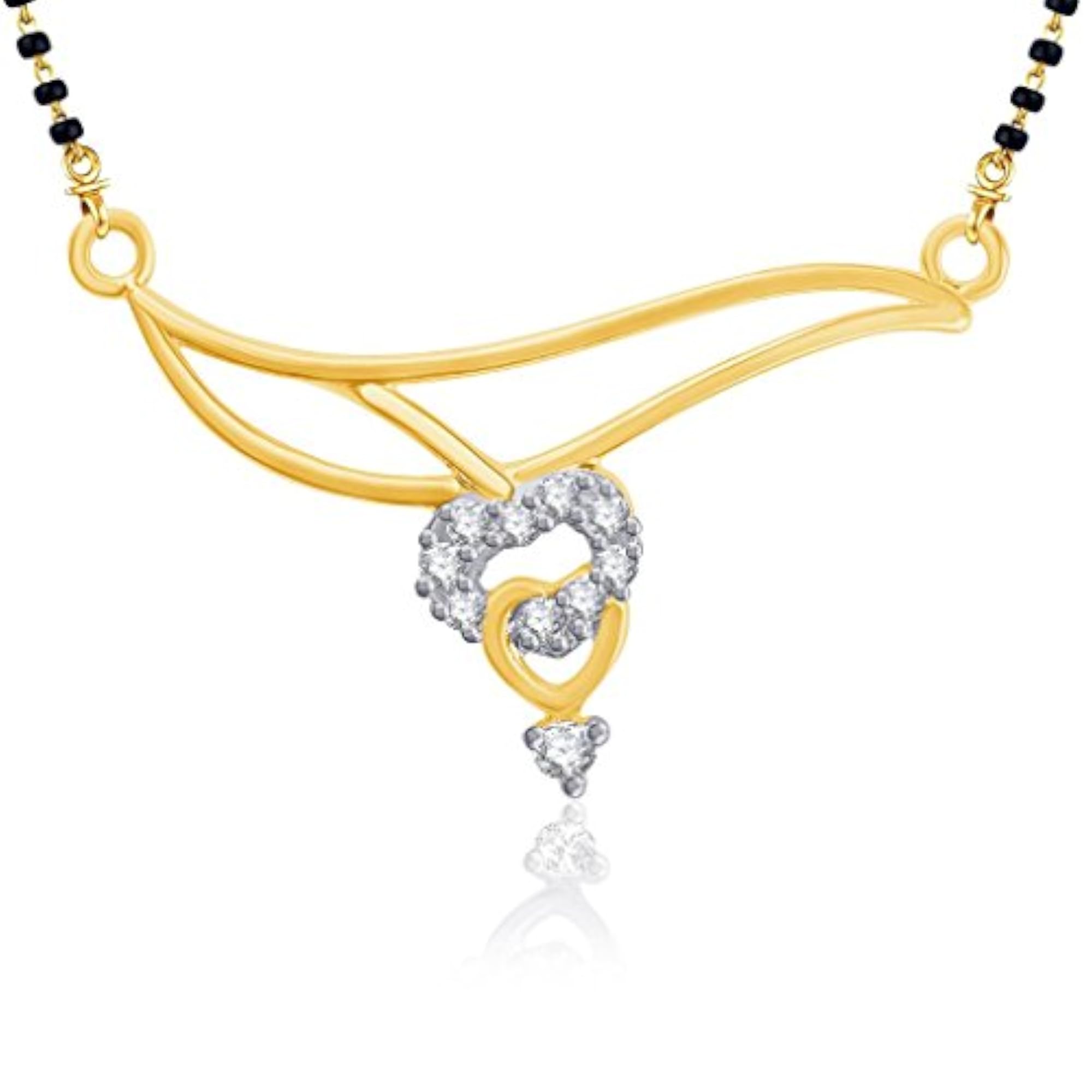 Women's VK New Style Gold and Rhodium Plated Alloy Mangalsutra