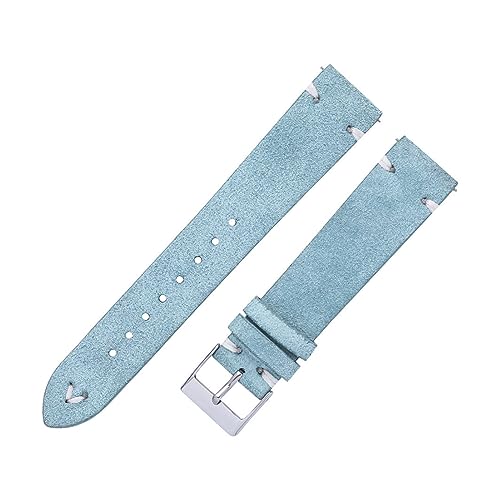 Bracelet de montre en cuir de suède 18mm pour remplacer une courroie usée de montre femme