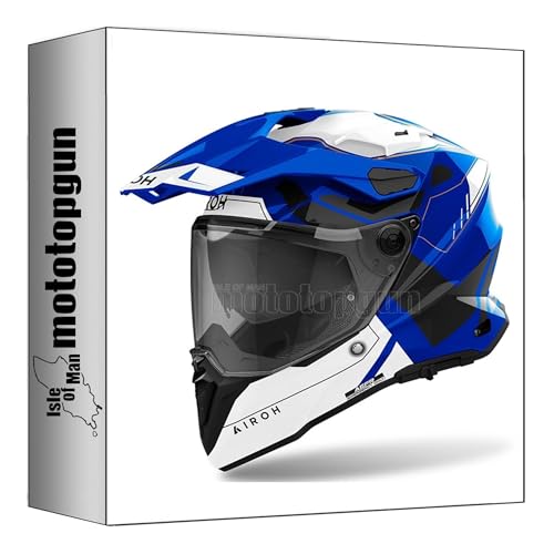 Airoh Commander 2 Reveal Blue XL élimine la fatigue en voyage