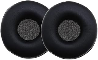 Pair of Headset Replacement Earpads Protein Leather Foam Ear Cushions Earphone Accessories Compatible with SONY WH-CH500/510/ZX3308BT/310/ZX100/ 600/V15 Headphones Black
