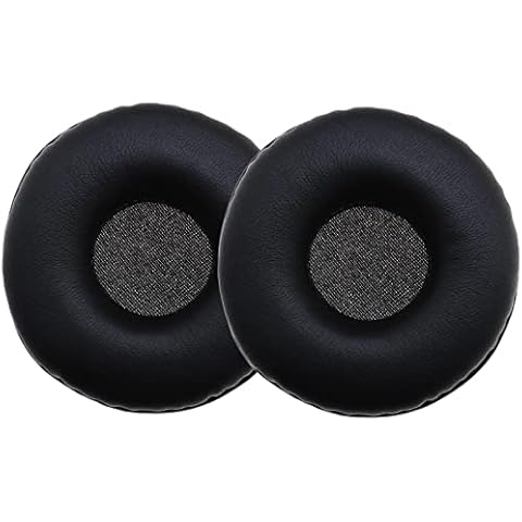 Pair of Headset Replacement Earpads Protein Leather Foam Ear Cushions Earphone Accessories Compatible with SONY WH-CH500/510/ZX3308BT/310/ZX100/ 600/V15 Headphones Black Cover