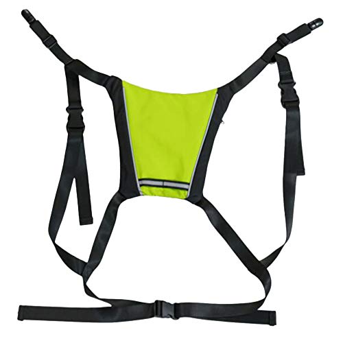Acutty Chaleco de luz Intermitente LED para Bicicleta (inalámbrico, para Viajes Nocturnos) Amarillo Bicicleta de Ciclismo Luz LED Inalámbrica Giro de Seguridad Luz de Señalización Chaleco