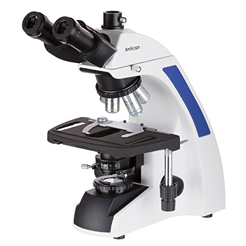 Image of AmScope T720 1000X Plan Infinity Kohler Laboratory Trinocular Compound | 40X-1000X Magnification Range Compound Biological Microscope