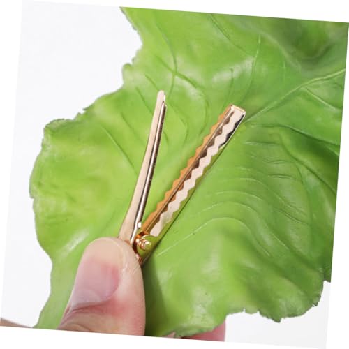 Pince à cheveux feuille de laitue double usage résine et fer
