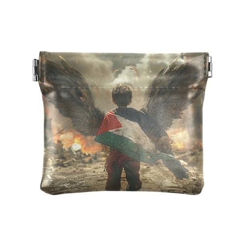 Palestine PU Leather Coin Purse