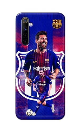 Image of Printed Hard Back Cover Case for Realme 6 | Realme 6S | Realme 6i Back Cover (Famous Football Player) -1111