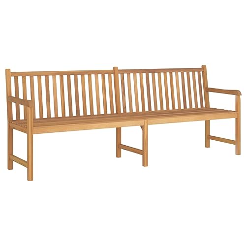 vidaXL Patio Bench 89.8" Solid Teak Wood