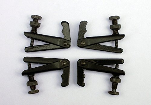 Exported Violin Fine Tuner String Adjuster Black 4 Pcs One Set