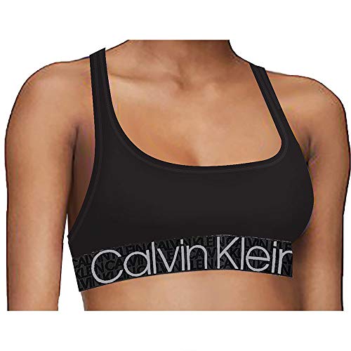 Calvin Klein Damen Unlined Bralette Bra, Schwarzes, XS