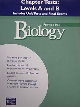 Paperback Biology/ Prentice Hall/ Chapter Test: Level A and B/ Includes Unit Test and Final Exams Book