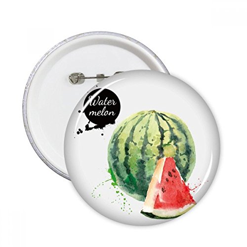 Badge pastèque aquarelle, le petit cadeau créatif et coloré pour amateurs de mode