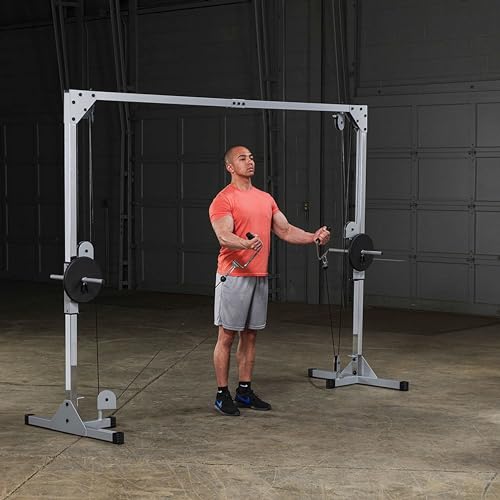 Image of Body-Solid Best Fitness Functional Trainer Cable Machine, Full Body Workout Weight Stacks, Chest and Shoulder Exercise Home Gym LAT Pulldown Machines with 190lb Weights Stack