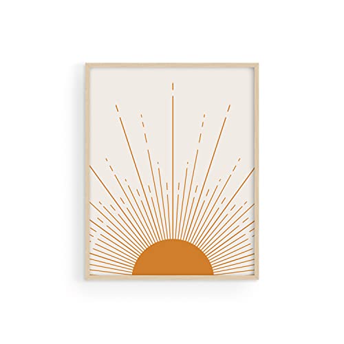 Minimalist Wall Art Mid Century Art Wall Decor - by Haus and Hues | Mid Century Modern Decor Contemporary Wall Art | Boho Prints | Mid Century Wall Decor Boho Wall Art, Zen Wall Art UNFRAMED (16