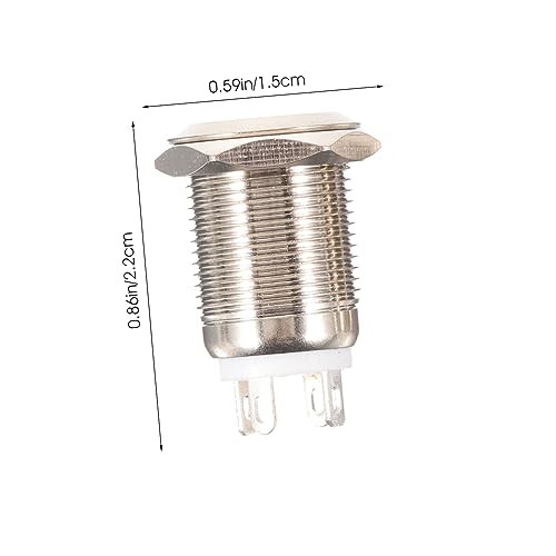 Uonlytech Acessório De Campainha Componente De Campainha De Parede Aço Inoxidável 2 Peças