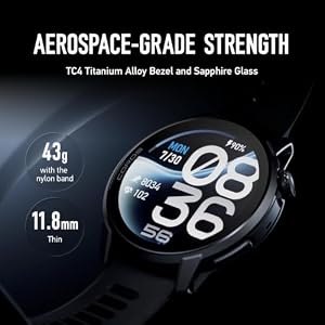 COROS PACE 4 Pro GPS Sport Watch, 1.47" AMOLED, Titanium - White Silicone — photo 3 of 6