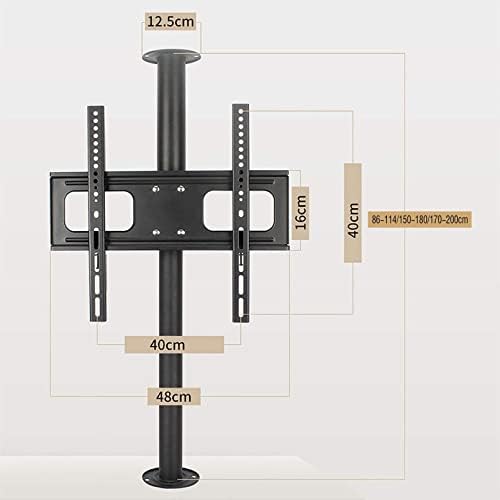 Tv Wall Mount, Height-Adjustable Tv Mount, 360° Rotating Stand, Multiple Heights, Cold Rolled Steel Material, for 32 to 55 Inch LCD Tvs,170-200 Cm