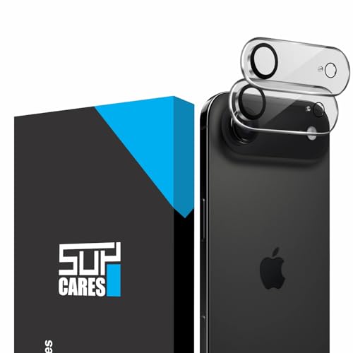 Image of SupCares Premium Camera Lens Protector Tempered Glass Compatible For iPhone Air or iPhone 17 Air With Installation Kit | Edge to Edge Coverage | Transparent | Pack of 2
