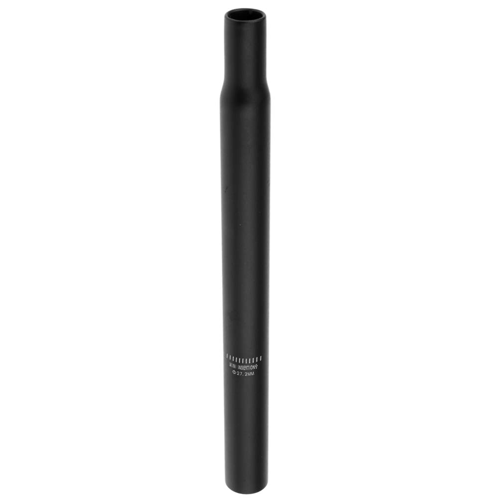 Reggisella Rettilineo rettilineo 27.2mm 250mm Black Bike Suspension Sedile Post Tube Extender - Leggero Durevole Reggisella Ammortizzato