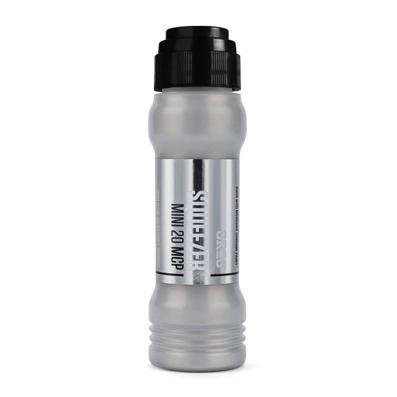 GROG High Flow Mini Squeezer Marker 20 MCP - Hyper Chrome - Dripper mit Spiegel Chrom Effektlack auf Alkoholbasis