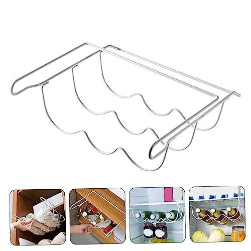 Soporte para botellas para refrigerador de hierro miniatura 3