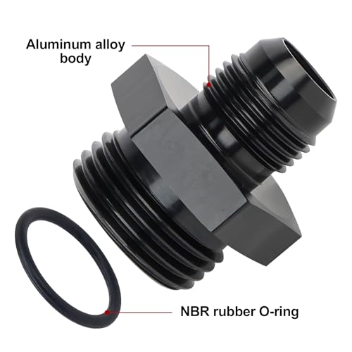 Image of EVIL ENERGY 8AN Flare to AN12 ORB Male O-Ring Fitting Adapter 2PCS