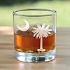 Bevvee South Carolina Flag - Whiskey Rocks Glass - State Themed Drinking Decor and Gifts for South Carolinian Women & Men - 10.25 Ounce #1