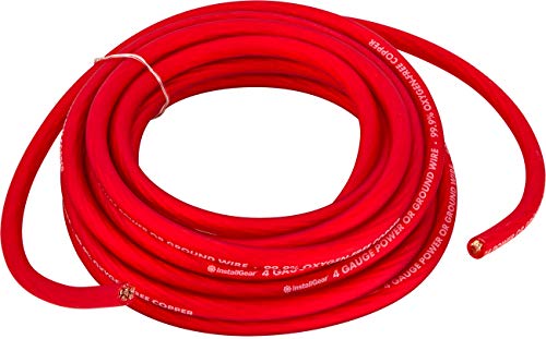 Installgear 4 Gauge Amp Wiring Kit | Amp Kit With Amplifier Installation Wiring True Spec And Soft Touch Wire | 4 Gauge Wire, 4 Gauge Amp Kit, Amplifier Wiring Kit, Sub Wiring Kit #TOP1